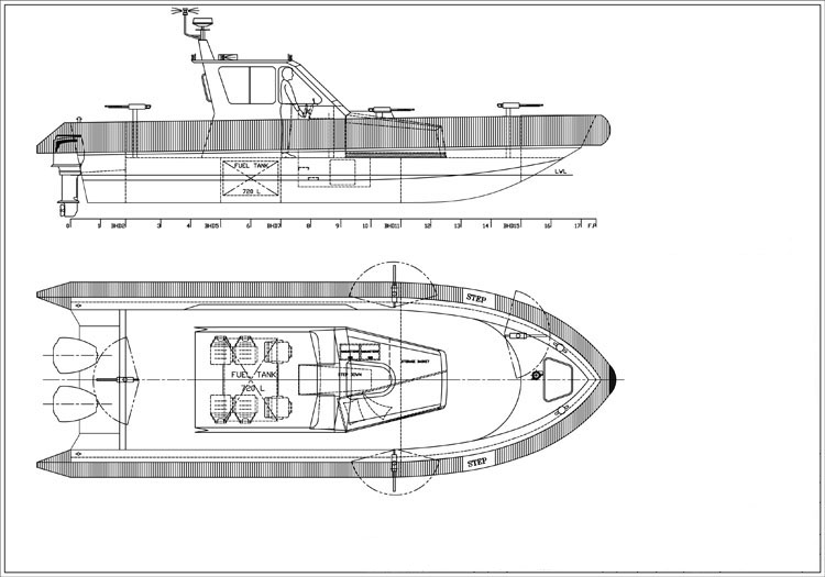 10.5m RBB Outboard Patrol Boat