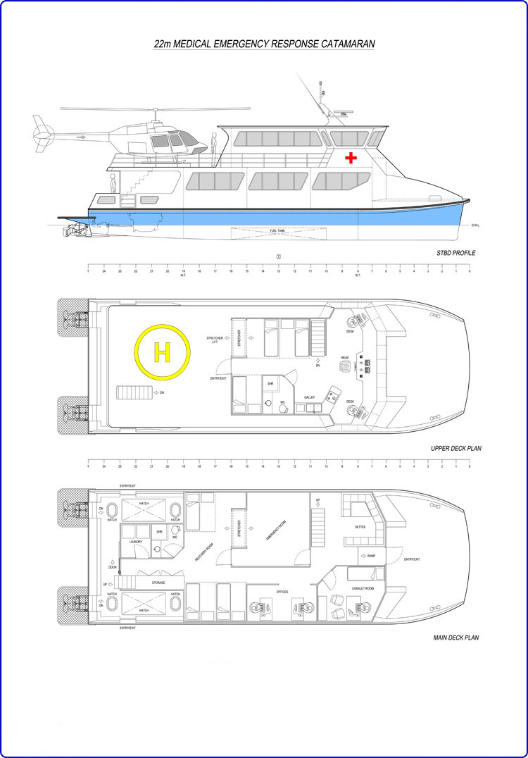 22m Jet Coastal - Riverine Ambulance Boat